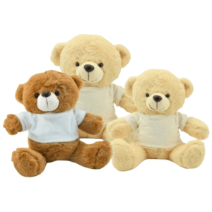 Teddy Bear Toys with Printable White Tshirt