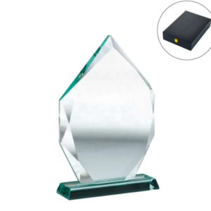 Iceberg Design Crystal Awards with Glass Base in Premium Box