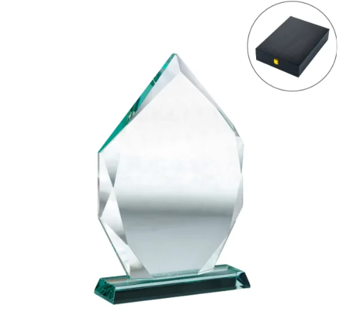 Iceberg Design Crystal Awards with Glass Base in Premium Box