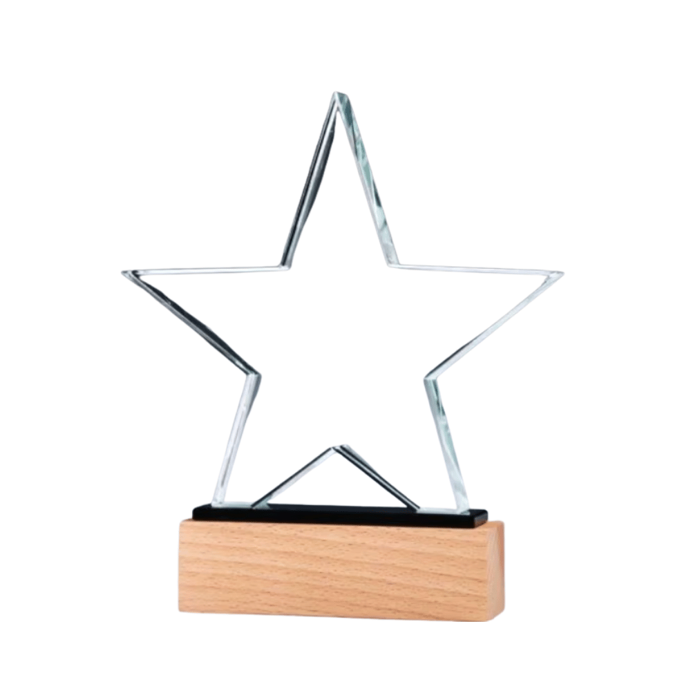 Star Shaped Crystal Awards
